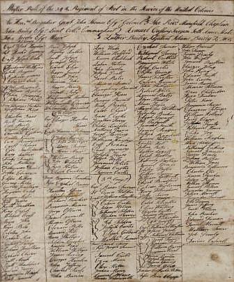 5-4941 Revolutionary War Mass Muster Roll Document A_MG_2890