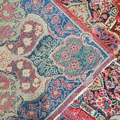 Vintage Hand Knotted Wool Persian Sarouk