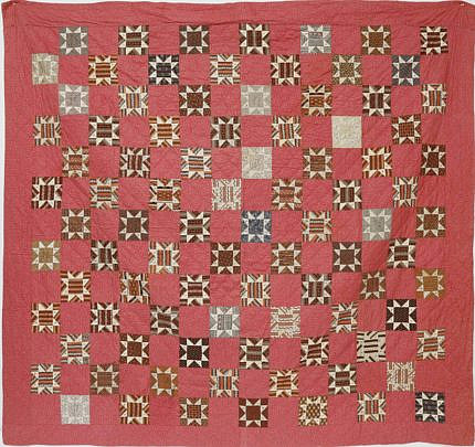 50-2674 Square in a Star Patchwork Quilt A_MG_4527