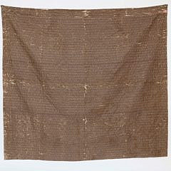 Rare 1858 Male Constructed Calico “Star in a Square” Patchwork Quilt