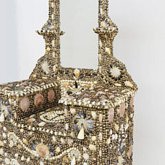 Victorian Shell Encrusted Dresser with Mirror, circa 1870