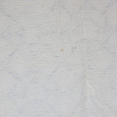 Cadet Blue and White “Crosses and Bow Ties” Patchwork Quilt, circa 1930s
