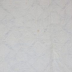 Cadet Blue and White “Crosses and Bow Ties” Patchwork Quilt, circa 1930s