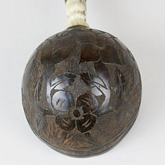 Whaleman Made Rum Coconut Dipper, circa 1870