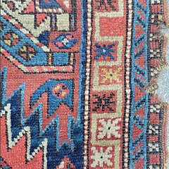 Antique Caucasian Oriental Carpet, late 19th Century