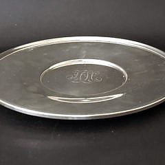 Reed & Barton, and Gorham Sterling Silver Bread Plates