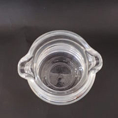 Vintage Donald Russell Signed Steuben Clear Crystal Cocktail Shaker