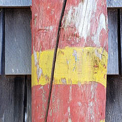 Collection of 7 Vintage Nantucket Hand Carved and Painted Buoys