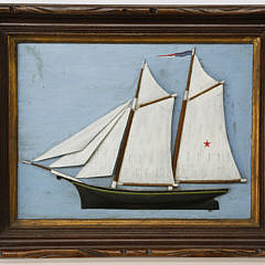 662-1865 Diorama of Two Masted Schooner – May A_MG_3128