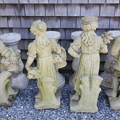 Set of Four Seasons Garden Statues, 20th Century