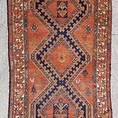 Antique Tribal Hamadan Oriental Carpet