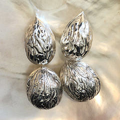 Four J. Parker Sterling Silver Walnuts