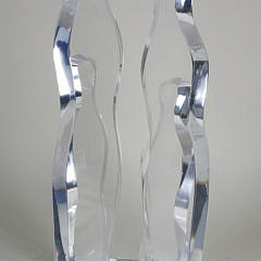 Mid-Century Modern Acrylic “Family Group” Sculpture