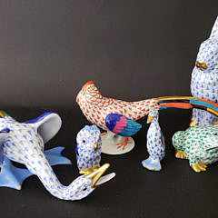 8-4360 Herend Porcelain Animals A