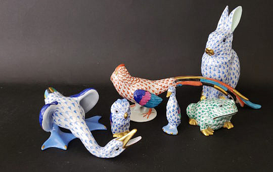 8-4360 Herend Porcelain Animals A