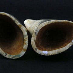 Antique Whalebone, Baleen and Scrimshaw Whale Teeth Watch Hutch, circa 1840