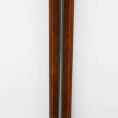 George III Inlaid Mahogany Stick Barometer, circa 1800