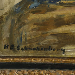 Henry Schnakenberg Oil on Canvas “Portrait of a Young Man”, 1931