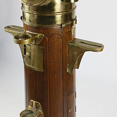 A. Davies Shopfitters LTD London Brass and Oak Yacht Binnacle