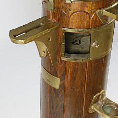 A. Davies Shopfitters LTD London Brass and Oak Yacht Binnacle