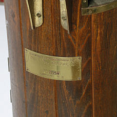 A. Davies Shopfitters LTD London Brass and Oak Yacht Binnacle