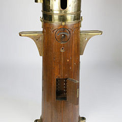 A. Davies Shopfitters LTD London Brass and Oak Yacht Binnacle