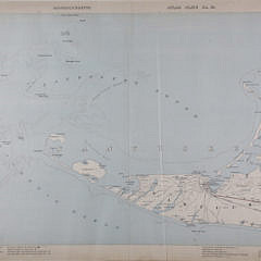 Framed Vintage Map of Nantucket, circa 1907