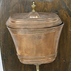 Copper Lavabo Mounted on Wood Plaque