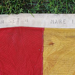 Group of Eight World War II U.S. Navy Nautical Signal Flags