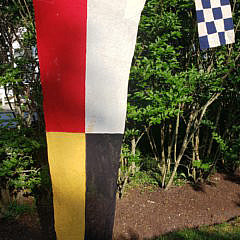 Group of Eight World War II U.S. Navy Nautical Signal Flags