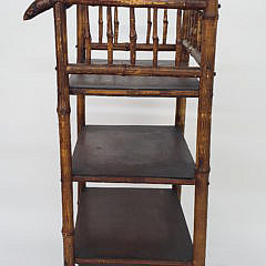 19th Century Four Tier Bamboo Etagere