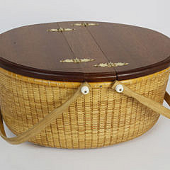 Manny Dias Double Hinged Picnic Basket