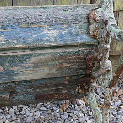 American Wood and Cast Iron Park Bench, 19th Century