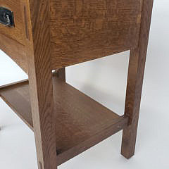 L. & J. G. Stickley Inc. One Drawer Night Stand Side Table