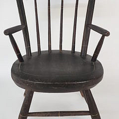 New England Thumb Back Windsor Child’s Chair, 19th Century