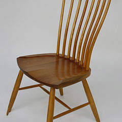 Stephen Swift Cherry 8-Spindle Pomphret Side Chair