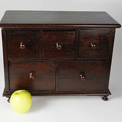 American Five-Drawer Spice Chest, 19th Century