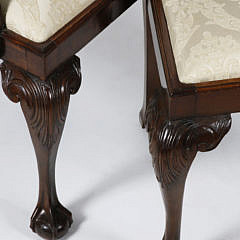 Set of 8 Centennial Carved Mahogany Dining Chairs