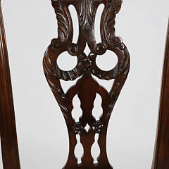 Set of 8 Centennial Carved Mahogany Dining Chairs