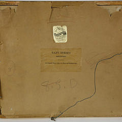 Vintage Doris and Richard Beer Watercolor  “Easy Street”