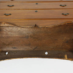 American Cherry Five-Drawer Tall Chest, 18th Century