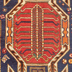 Fine Antique Caucasian Oriental Carpet, circa 1880