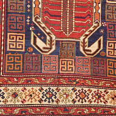 Fine Antique Caucasian Oriental Carpet, circa 1880