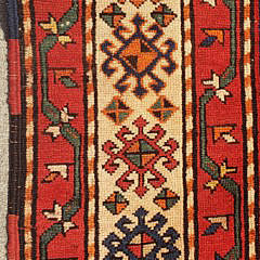 Fine Antique Caucasian Oriental Carpet, circa 1880