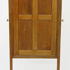 Inlaid Mahogany Federal Style Cheval Mirror, 19th Century