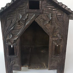 19th Century Carved Black Forest Dog House