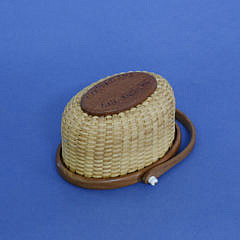 Dale Rutherford Miniature Nantucket Oval Swing Handled Basket