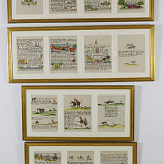 185-4621 Six Framed Tony Sarg Book Plates A_MG_5453