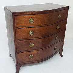 484-3771 Serpentine Chest of Drawers A