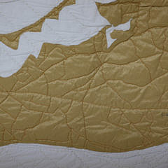 Contemporary Nantucket Map Quilt